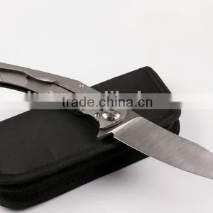 OEM S35V Handmade Military Hunting Knife Wth TC4 Titanium Alloy Handle thumbnail-2