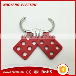 AH12 Aluminum Six Hole Lockout Hasp 1.5 - 38MM thumbnail-4