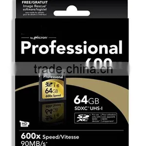 Original Professional 600X Speed SD Card 64GB Class10 UHS-3 SDXC Memory Card 32 128 256 GB Micro for IP CCTV Camera 4K Video thumbnail-3