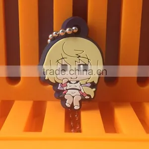 Promotion Keychain/cheep Rubber Key Chain/cartoon Keyring thumbnail-1