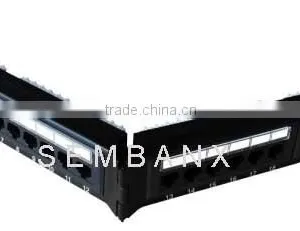 Cat5e 24 Port Angle Shape Patch Panel thumbnail-1