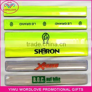 Custom Printed PVC Reflective Slap Wristband, Slap Band, Slap Wrap Bracelet thumbnail-2