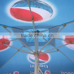 Sun Protection Promotional Beach Umbrella From Shenzhen China Factory thumbnail-3