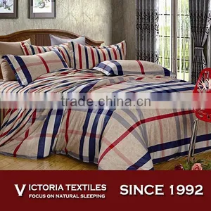 Full Size Comforter and Sheet Set Simple Plaid Bed in a Bag Bedding for Boys thumbnail-1