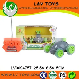 Cartoon Mouse Shape 4CH rc Stunt Car 360 With Light&music thumbnail-1
