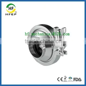 HF1C006 DN100 4 Inch Non Return Sanitary Food Grade Check Valve thumbnail-2