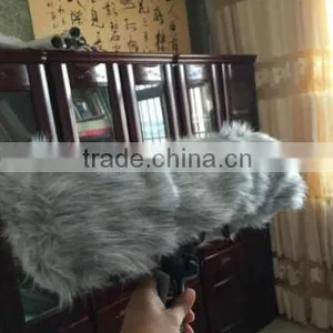 Fuzzy Windshield for Outdoor Shotgun Microphone , Good Noise Filter Windscreen for Recording Microphone thumbnail-2