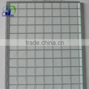 6mm Wire Glass Clear Wired Glass Wire Laminated Decorative Glass thumbnail-6