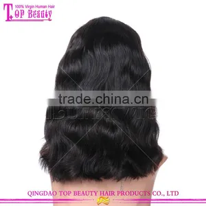 Large Stock Glueless 100 Brazilian Virgin Hair Wigs Human Hair Lace Front Wigs With Bangs thumbnail-2