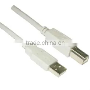 VCOM White AM / BM USB 2.0 Print Cable thumbnail-1