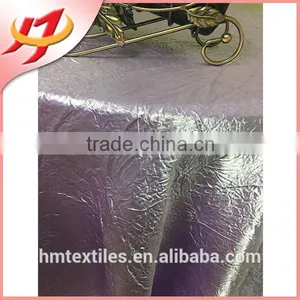 Crushed Cheap Polyester Satin Ruffled Table Cloth thumbnail-3