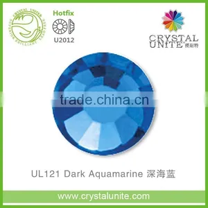 U2012 Dark Aquamarine Lead Free Hot Fix Rhinestone thumbnail-1