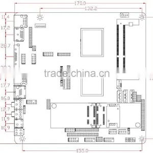 DEM/ODM 1037u Industrial Motherboard Using Intel NM70 High-speed Chipset, Max to 16G thumbnail-5