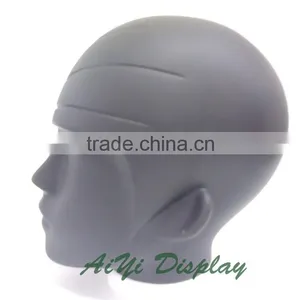 Fashion Store Window Display Female Glossy Grey Sculpted Hair Mannequin thumbnail-2