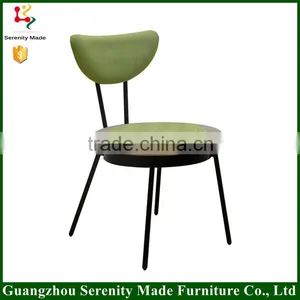 2016 New Model Dining Room Hotel Chair Fabric With Steel Legs thumbnail-1