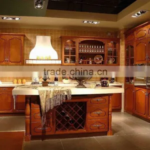High-end Luxury Cupboard Kitchen Cabinets Solid Wood thumbnail-4