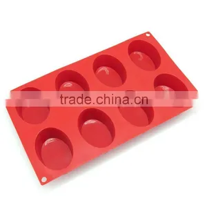 Oval Shape Silicone Cake Mold Pan for Baking, Can Use for Soap Mold thumbnail-2