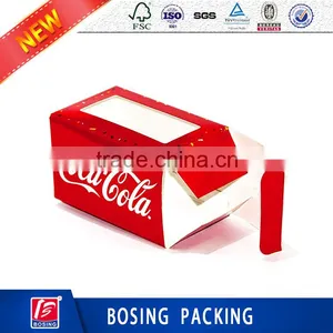 Drinks Box Beverage Paper Packaging Box With Window thumbnail-6