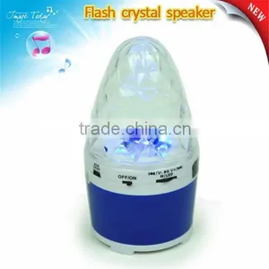 Mini Crystal Colour Flashing Light Speaker thumbnail-1