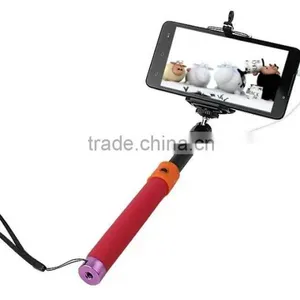 (sl) Extendable Handheld Monopod Audio Cable Wired Palo Selfie Stick For Iphone 6 Plus 5s 4s Samsung Android thumbnail-6