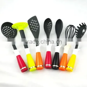 2015 Fashion Colourful Mini PP+nylon Kitchen Utensil Set Nylon Kitchen Tools, Cook Ware Set,7pcs Nylon Kitchen Tools Set NL71 thumbnail-2