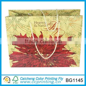 Custom Print Cheap Price Advertising Paper Bag With Drawstring thumbnail-1