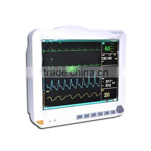CE&ISO Cheap Price Medical 15 Inch Large Touch Screen Handheld Portable Multi-Parameter Patient Monitor for Clinic Use thumbnail-3