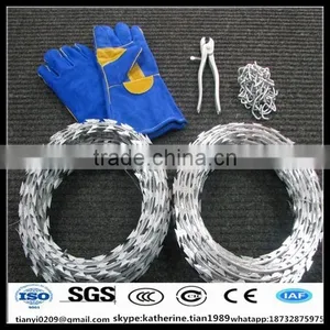 Bto-22 Concertina 300mm Concertina Razor Wire Metal Mesh Ribbion for Protection thumbnail-3