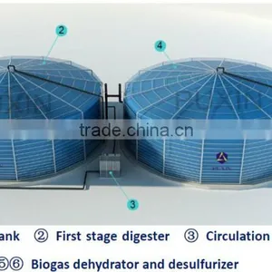 Biogas Power Anaerobic Digester Plant thumbnail-3