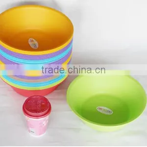 Red pp Multifunctional Portable Round Household Plastic Basin Wholesale thumbnail-1