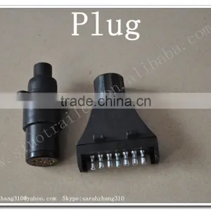 Round 7 Pin Trailer Plug And Flat 7 Pin Trailer Plug thumbnail-1