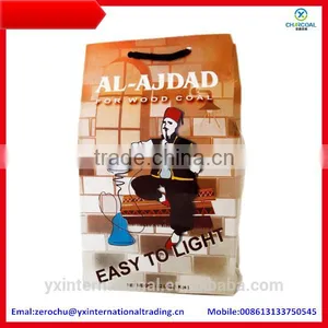 1.5hour Burning Eco-friendly 14cm Finger Hookah Biochar Charcoal thumbnail-1