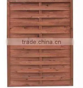 Small & Large Wood Pole Fence Fencing Panels Screen thumbnail-1
