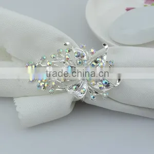 Latest Fashion Crystal Wholesale Napkin Rings thumbnail-4