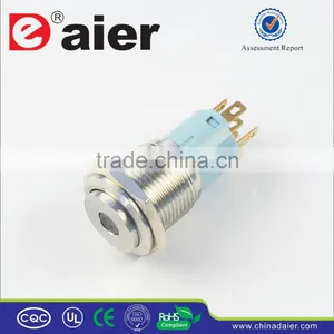 LAS3-16H-11D Good Quality Button Switch Ring Illuminated Metal Waterproof Momentary/latching Push Button Switch thumbnail-1