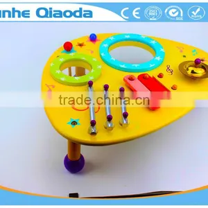 Wooden Musical Toys Percussion Instruments Two Drum Table Xylophone Drum Symbol Noisy /educational Wooden Toy/ thumbnail-2
