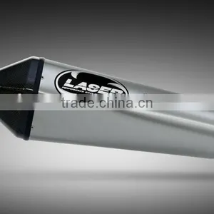 For SUZUKI GSX-R600 2008- SM Motorcycle Exhaust Pipe LASER Stealth Slip-on Muffler thumbnail-1