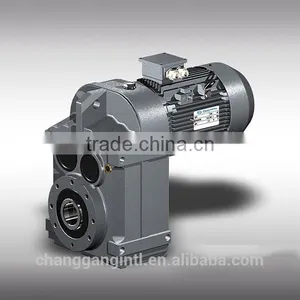 F Series Solid Shaft Helical Gear Reducer Parallel Shaft Transmission Box thumbnail-1