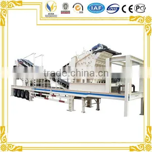 Construction Building Block Concrete Waste Brick Crushing Plant and Sorting Mobile Plant thumbnail-1