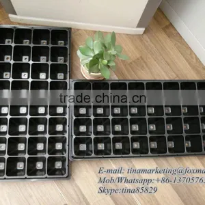 Large Cell Black PS Plastic Plug Nursery Plant Seedling Tray for Seed Propagator thumbnail-4