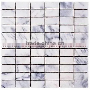 NEW ZIARAT WHITE (CARRARA WHITE) MARBLE MOSAIC TILES thumbnail-5