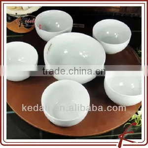 China Factory Wholesale White Ceramic Porcelain Dinner Set Sauce Dish thumbnail-1