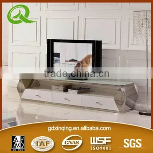 E350 Modern Living Room Furniture Tempered Glass tv Stand thumbnail-2