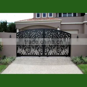 Courtyard Laser Cut Aluminum Garden Yard Gates Fence Gate thumbnail-5