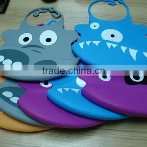 Food Grade Various Animal Design Silicone Baby Bib thumbnail-5