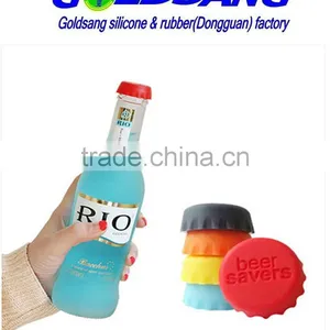 Customized Food Grade Silicone Wine Saver Beer Bottle Stopper thumbnail-1