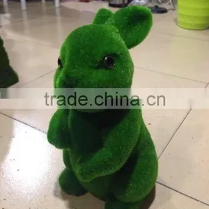 Home and Garden Easy Shopping Decorative 20cm Height Artificial Green Grass Moss Bunny Easter Rabbit E10 26T01 thumbnail-1