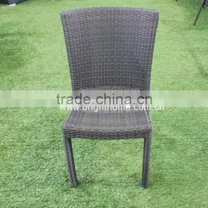 Plastic Stackable Armless Chair thumbnail-2