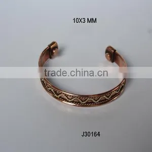 Weaving Patterns Magnetic Copper Bracelet it Has Health Benefits thumbnail-1