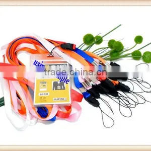 10 Nice Mixed Neck Strap Lanyard ID Card Mobile Phone Lanyard for Camera Mp3 thumbnail-1